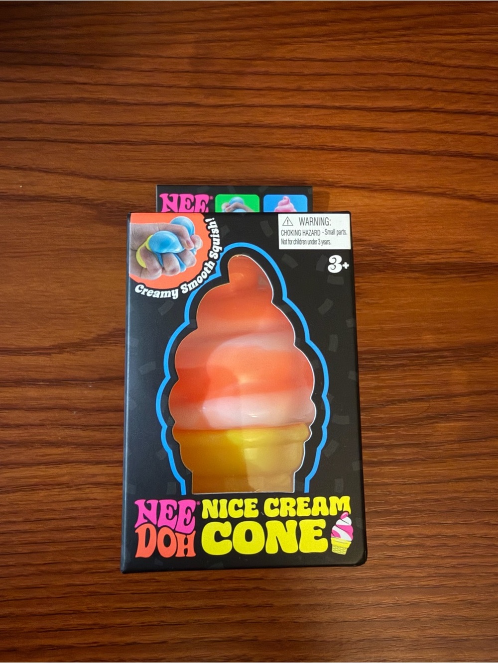 NeeDoh Nice Ice Cream Cone Orange